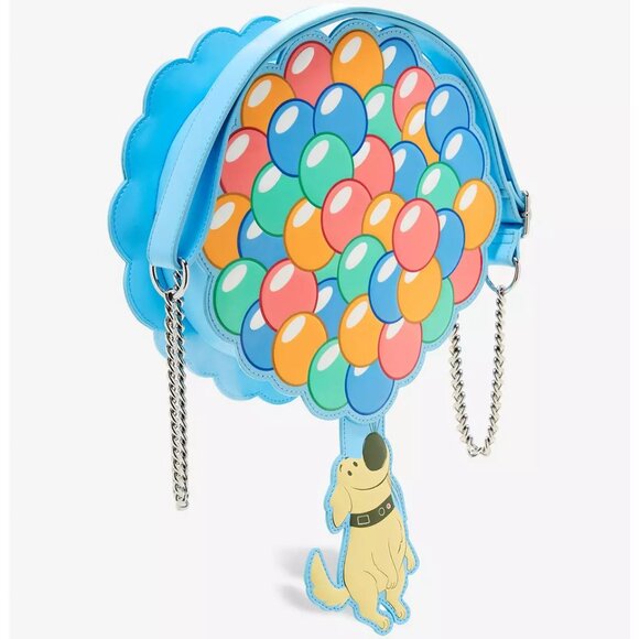 Loungefly Disney Pixar Up Dug Balloons Crossbody Bag - NWT - Picture 2 of 4